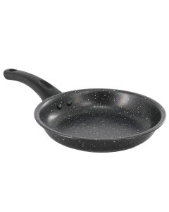 Gibson Home Delhi 9.5 Inch Round Nonstick Carbon Steel Frying Pan in Black