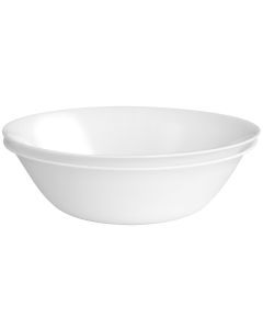 Ultra by Gibson 2 Piece 46oz Tempered Opal Glass Serving Bowl Set in White Shadow