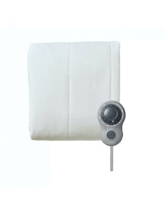 Sunbeam Twin Size Electric Water Resistant Heated Mattress Pad with Dial Controller