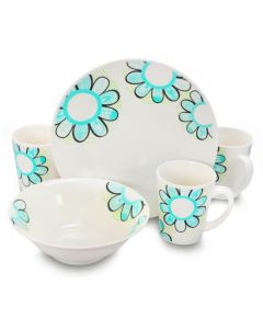 Gibson Home Lush Blossom 12pc Dinnerware Set