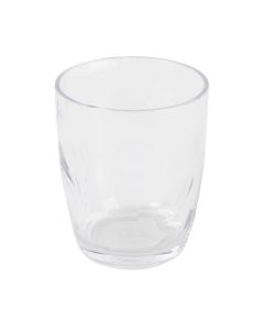 Cravings By Chrissy Teigen 15oz Clear Plastic Debossed Double Old Fashion Cup