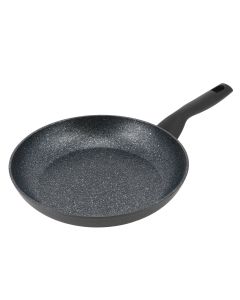 Korkmaz Nora Granit 2 Liter Aluminum Nonstick Frypan in Black