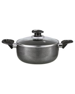 Brentwood Dutch Oven Aluminum Non-Stick 10 Qt-Gray