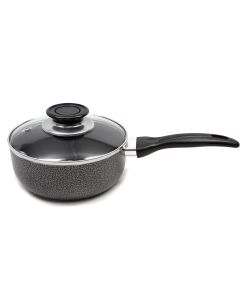 Brentwood Saucepan Aluminum Non-Stick 3 Qt-Gray