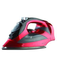 Brentwood Steam Iron With Retractable Cord - Red